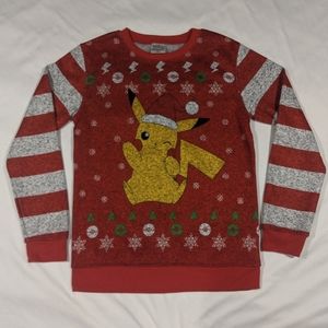 Pokémon Pikachu Santa Ugly Red Christmas Sweater